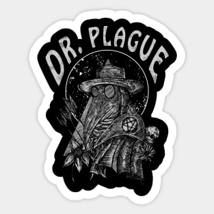 Dr. Plague DARK MODE Sticker